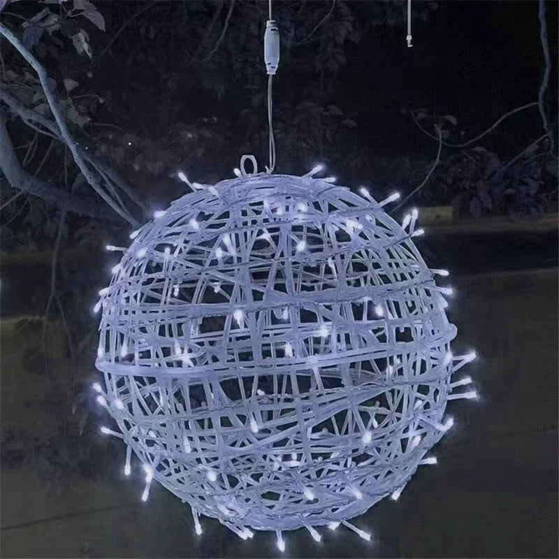 LED Rattan Ball Weihnachtslichterkette