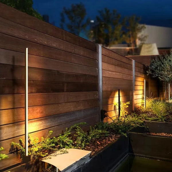 LumiStelo – Moderne LED Garten-Sockellampe-Leuchtezauber