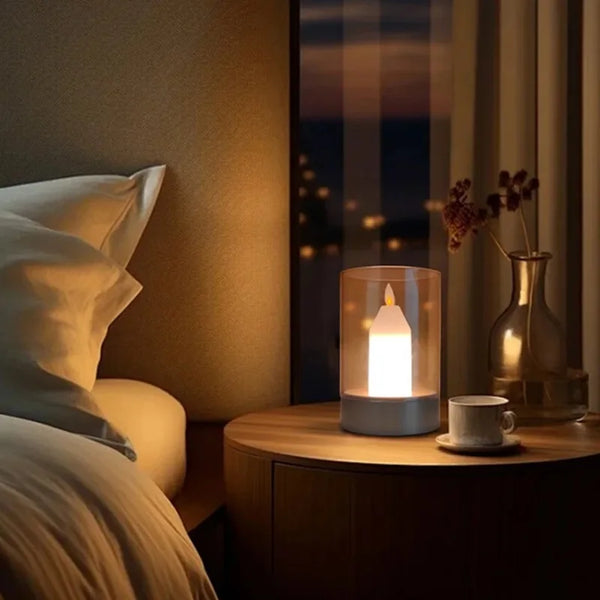 LUMAFLAME Touch LED Kaarslamp-Leuchtezauber