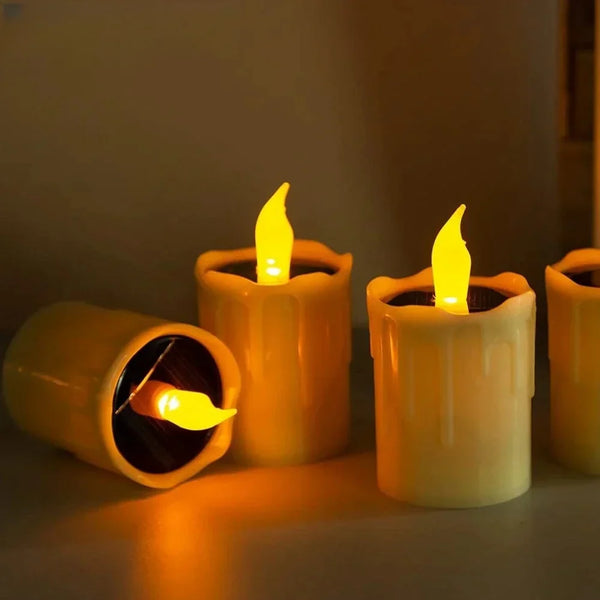 SOLAGLOW 6-Delige Solar LED Theelichtjes-Leuchtezauber
