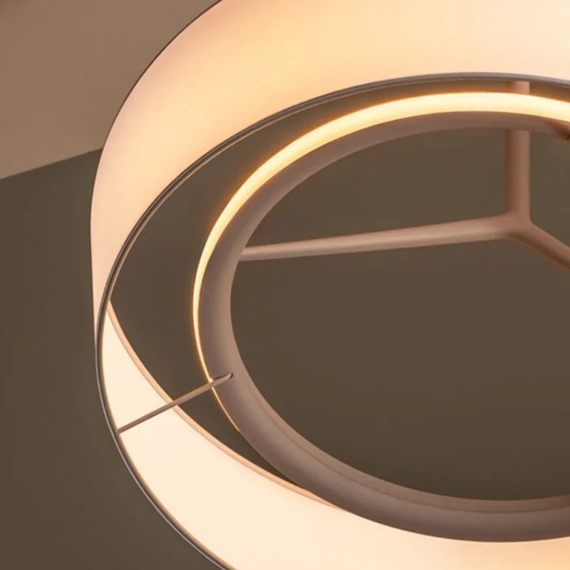 CircoLuce: Moderne Minimalistische LED Stoff-Hängeleuchte-Leuchtezauber