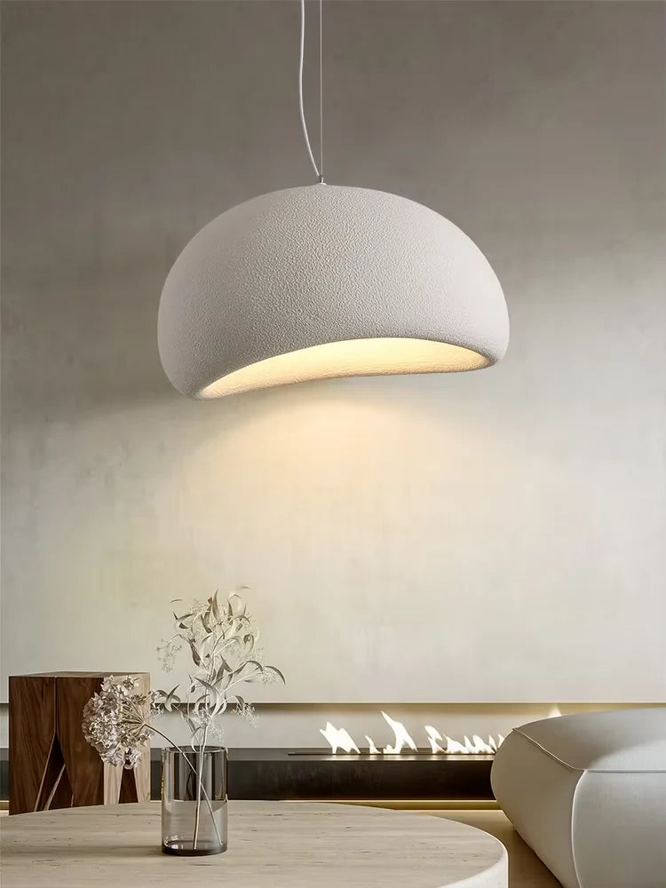 WabiGlow – Moderne LED Pendelleuchte im Wabi-Sabi-Stil für Wohnzimmer, Schlafzimmer & Esszimmer-Leuchtezauber