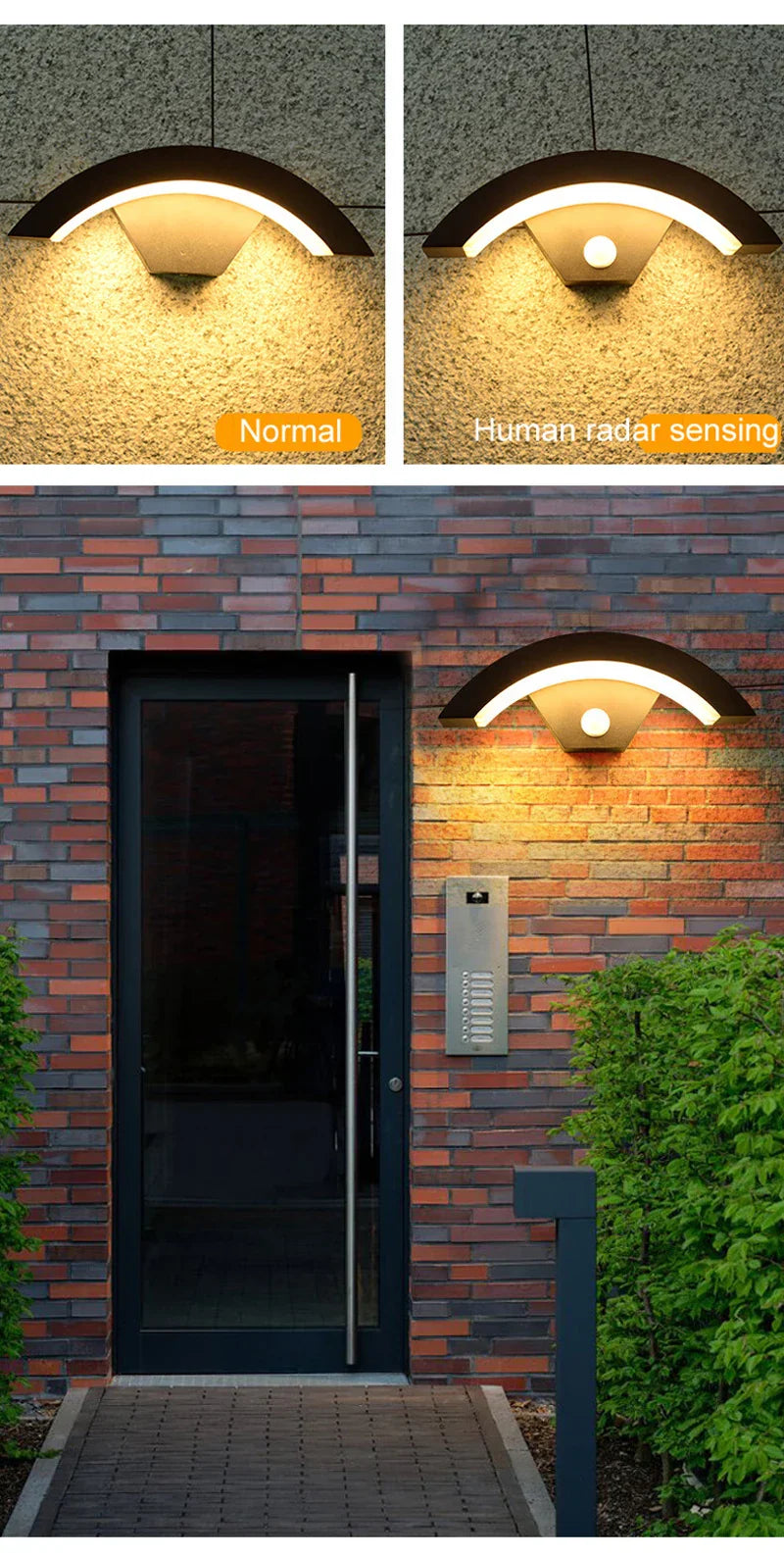 LUXGUARD Slim PIR Buitenlamp-Leuchtezauber