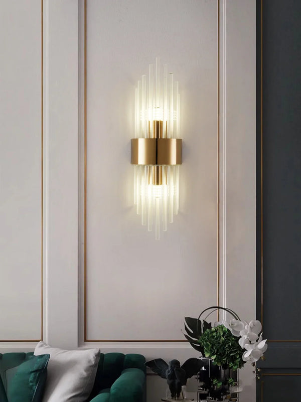 LUXARÉ CrystalLine Wandlamp-Leuchtezauber