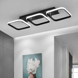 Nordic Luxe LED Deckenleuchte – Dimmbarer Kronleuchter in Quadrat- & Rundform-Leuchtezauber