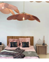 LumaFlora Petal Light – Stoff-Pendelleuchte mit farbigen Blütenblättern