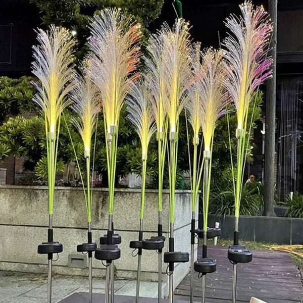 LUXARÉ SolarReed Gartenleuchte-Leuchtezauber
