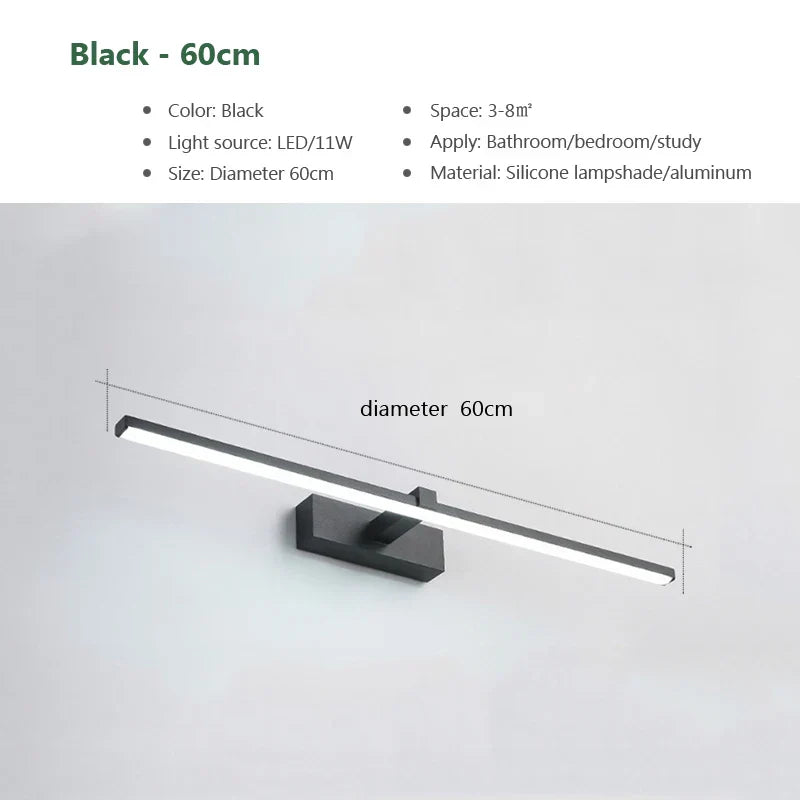 LumiLine LED-Wandlampe für Badezimmer-Leuchtezauber
