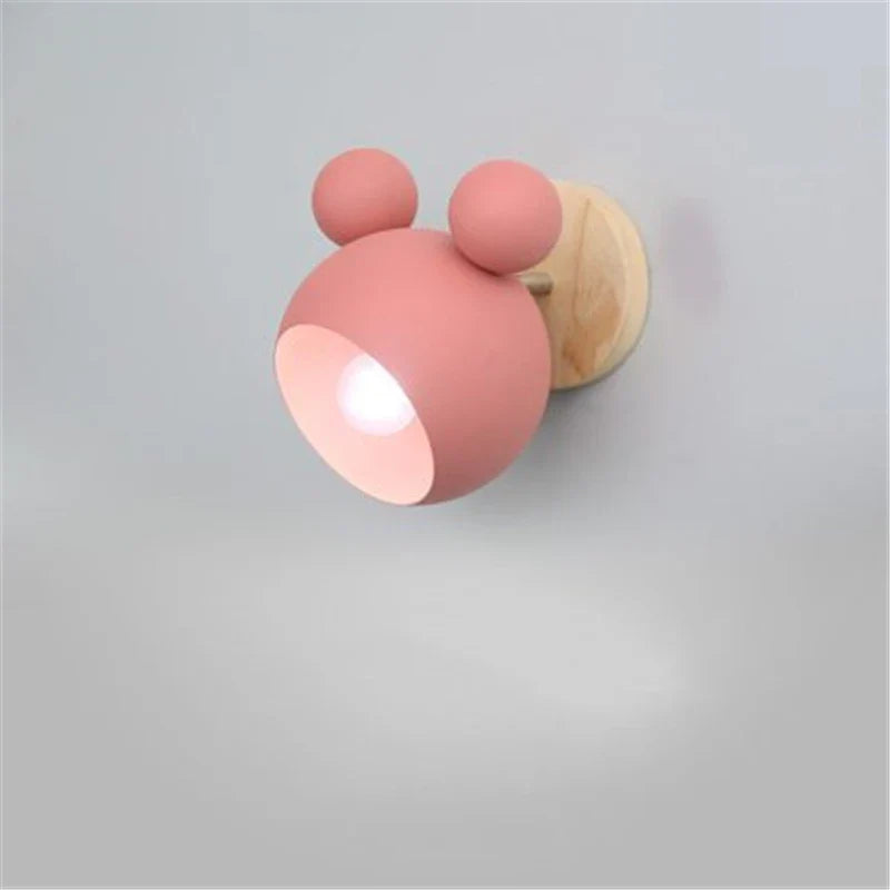 Nordic Mickey Wandlamp – Designlamp voor Slaapkamer, Hal & Kinderkamer-Leuchtezauber