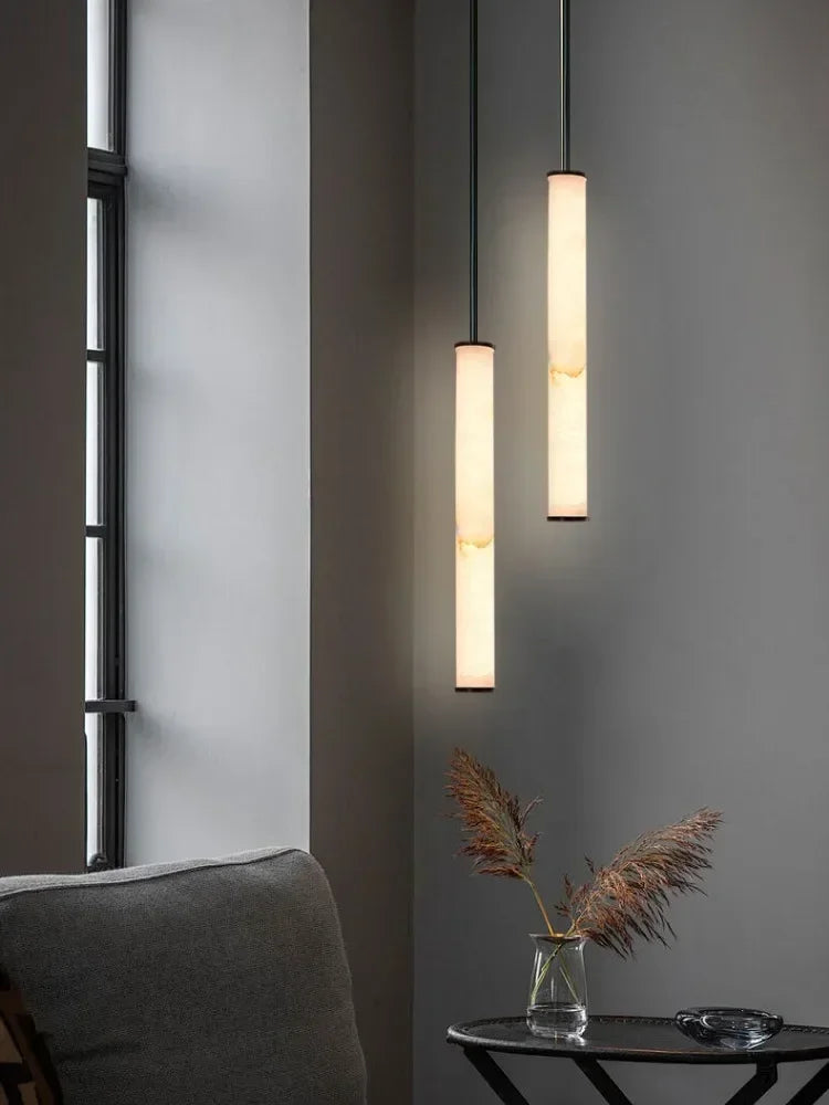 LUMIVERO Luxus-Marmor-Pendelleuchte