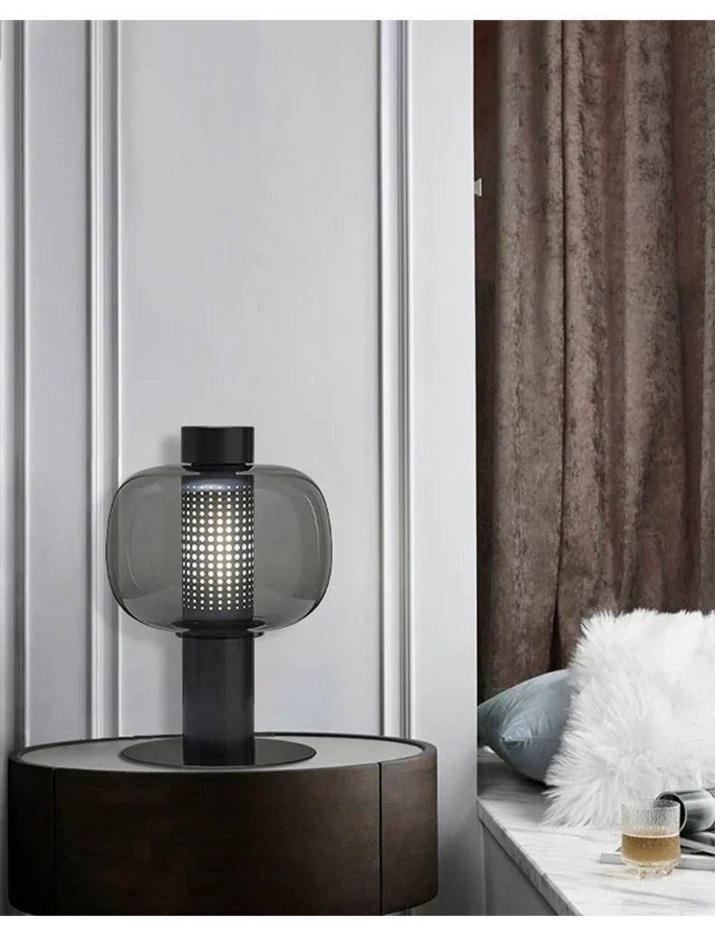 BonboriGlow Nordische Glas-Stehlampe-Leuchtezauber