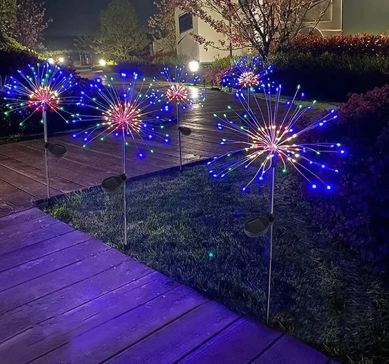 Solar LED Feuerwerk Weihnachtslichter