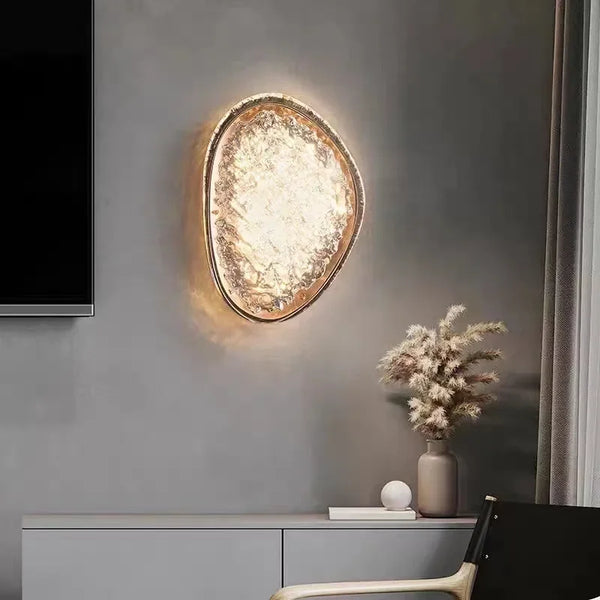 LUXARÉ CrystalEdge Wandleuchte-Leuchtezauber