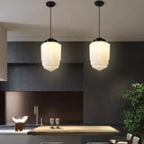LUMORIA Mid-Century Art Deco Pendelleuchte – Vintage-Charme mit Milchglas-Leuchtezauber