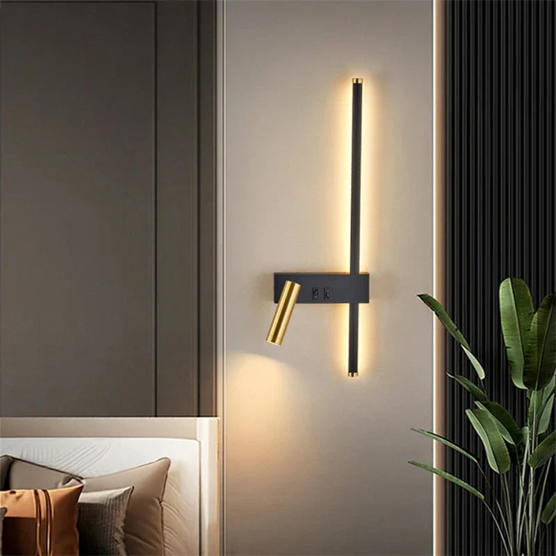 AuroraLuma Nordic Dual LED Wandleuchte-Leuchtezauber