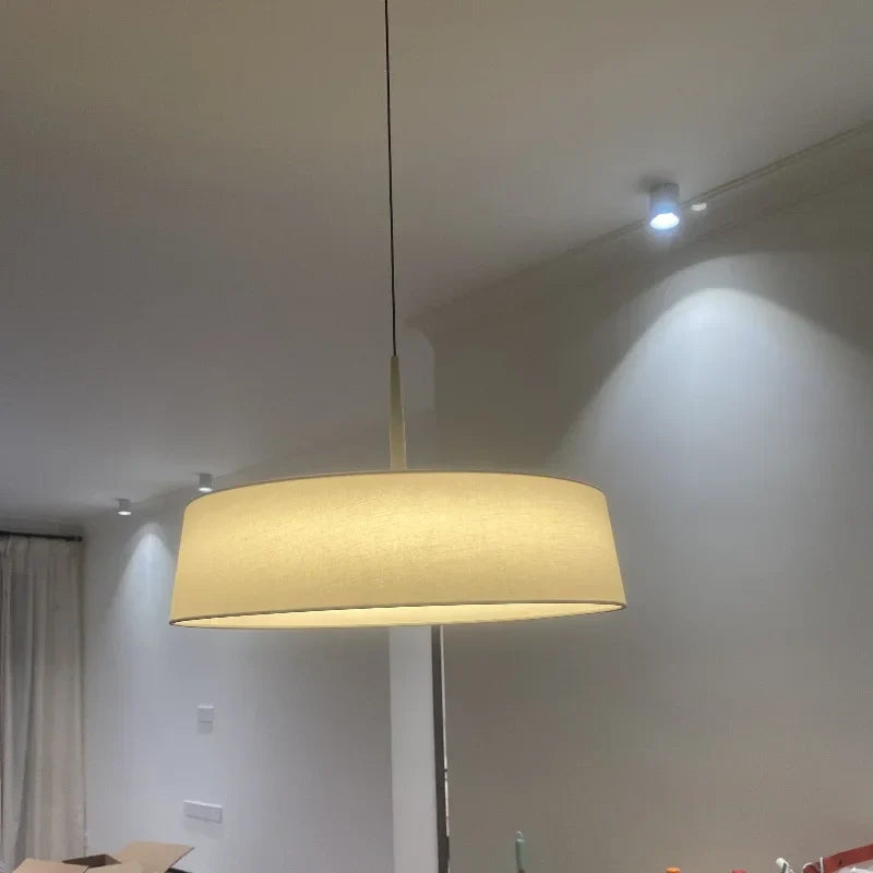 CircoLuce: Moderne Minimalistische LED Stoff-Hängeleuchte-Leuchtezauber