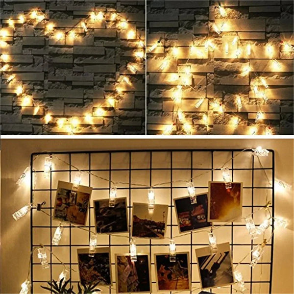 LumaClip 3M LED Foto-Clips Lichterkette