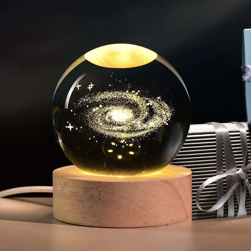 Lumea Galaxy Kristall Nachtlicht-Leuchtezauber