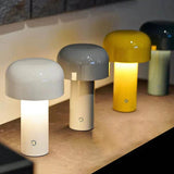 Italienische kabellose Pilz-Tischlampe-Leuchtezauber