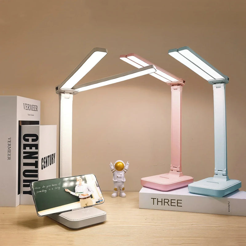 LumoFlex – Wiederaufladbare Faltbare LED-Schreibtischlampe mit Touch-Steuerung & Augenschutz-Leuchtezauber