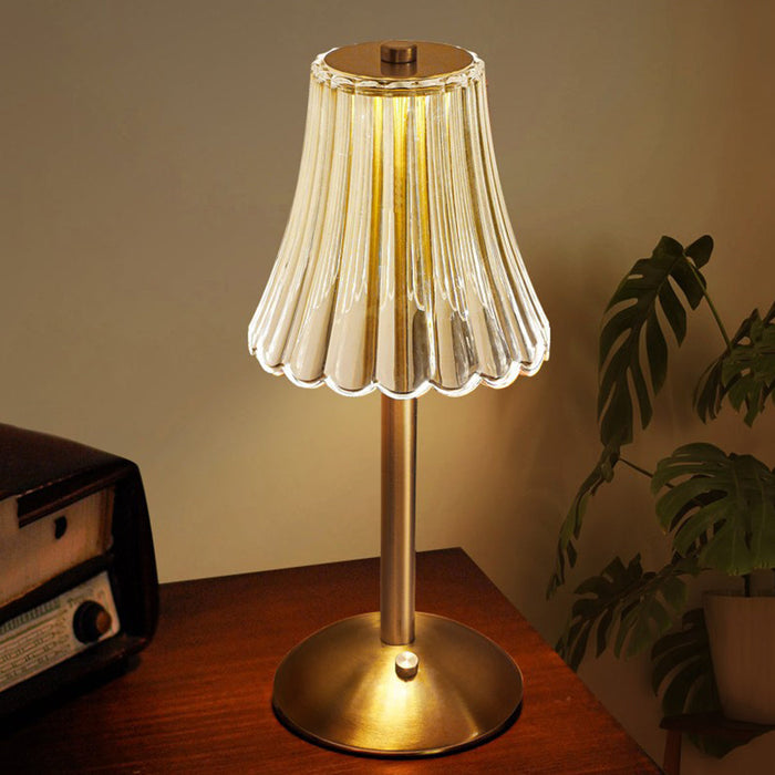 Classic Gold Kristall Tischlampe-Leuchtezauber