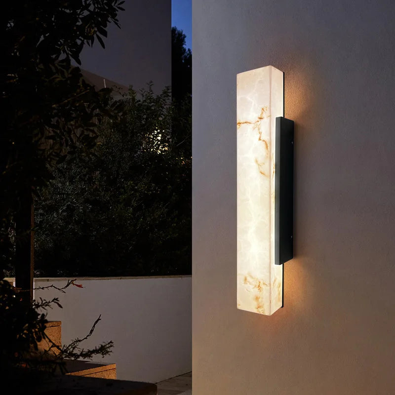 SOLMAR Marmeren LED Wandlamp-Leuchtezauber