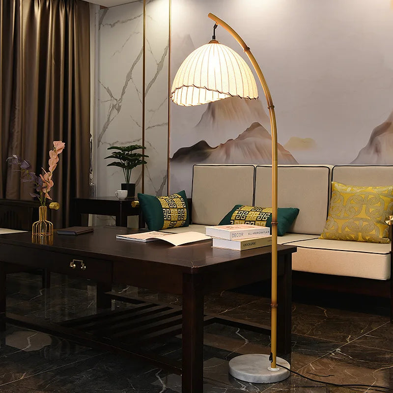 ZenGlow Wabi-Sabi LED Stehlampe – Nordisches & Japanisches Design für eine Ruhige Atmosphäre-Leuchtezauber