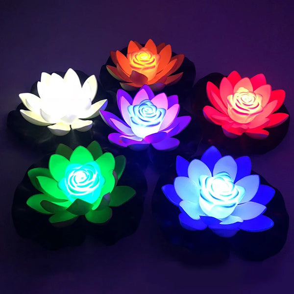 LUMILILY Drijvende Lotuslamp-Leuchtezauber