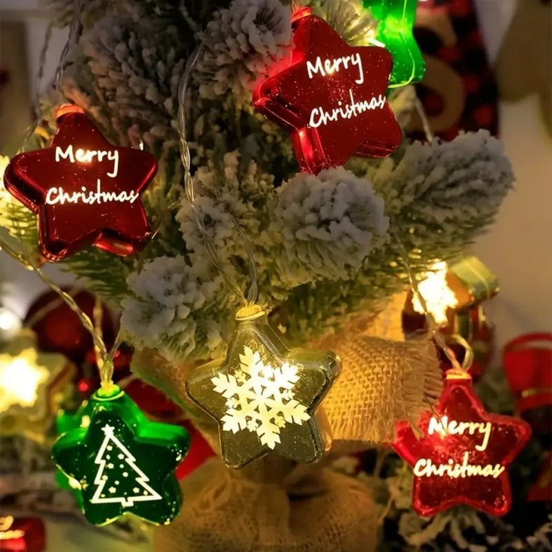 Weihnachtslichter mit Batteriekasten