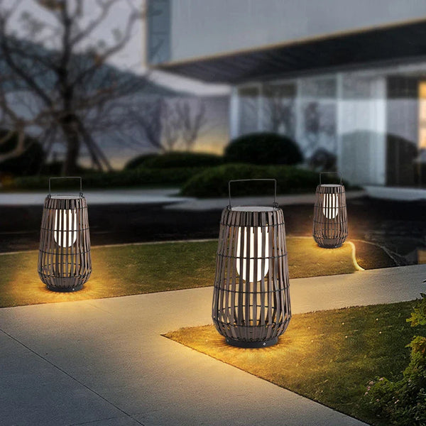 LumaSfera Solar Garten- und Terrassenleuchte – Moderne Outdoor LED-Lampe aus Edelstahl mit E27 Leuchtmittel (IP65)-Leuchtezauber