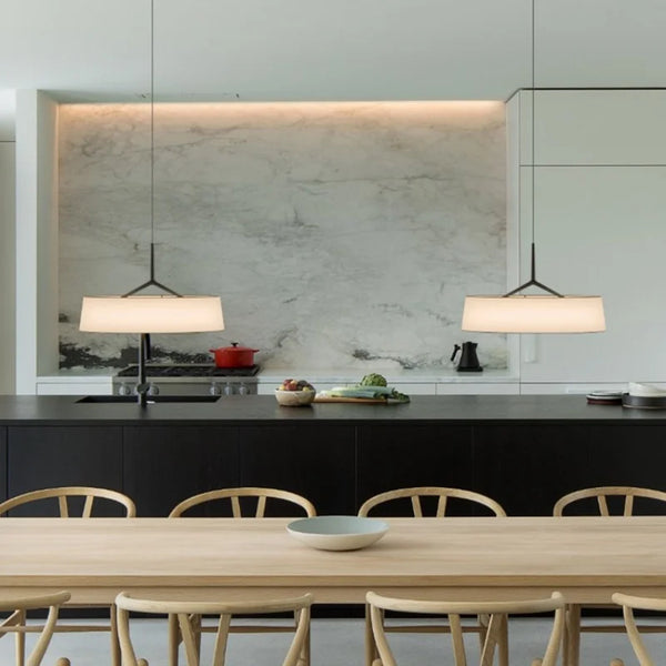 CircoLuce: Moderne Minimalistische LED Stoff-Hängeleuchte-Leuchtezauber
