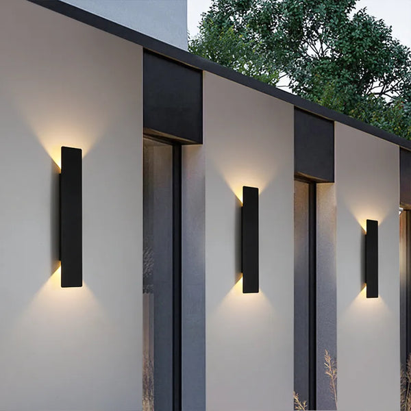 Triglow – Wasserdichte moderne LED-Wandleuchte für den Außenbereich-Leuchtezauber