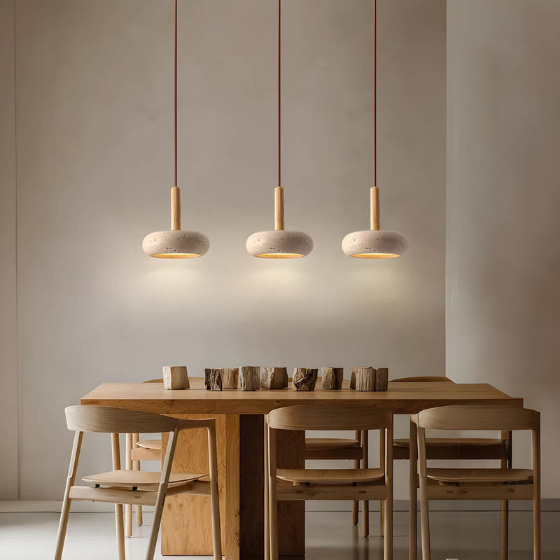 Hängelampe im Wabi-Sabi-Stil-Leuchtezauber