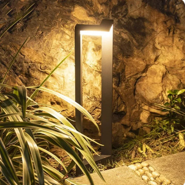 LumiPillar Aluminium LED Gartenleuchte-Leuchtezauber