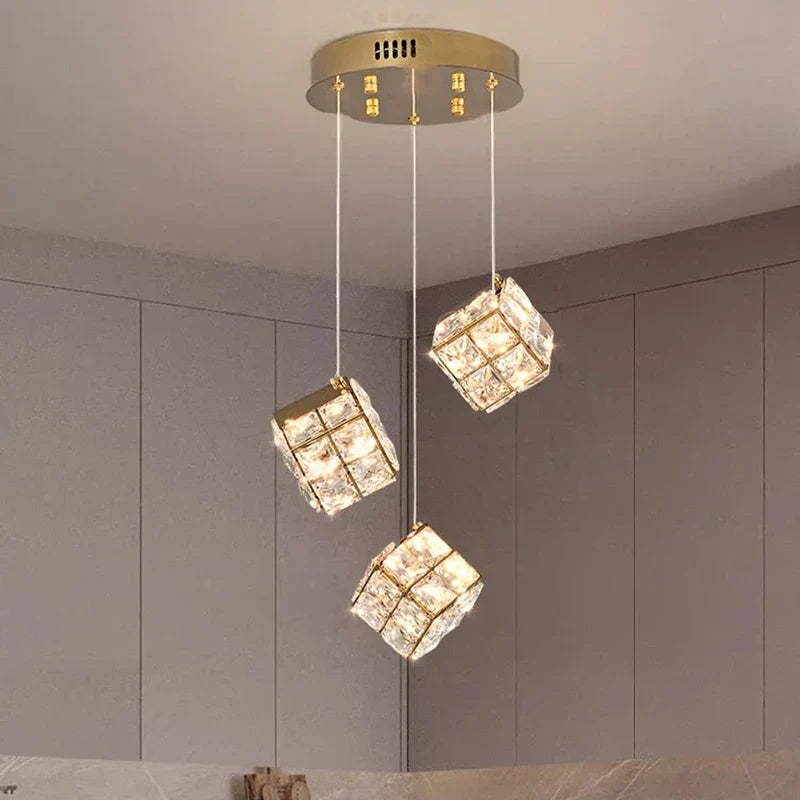 LuxeLicht Kristallen Trap Hanglamp-Leuchtezauber