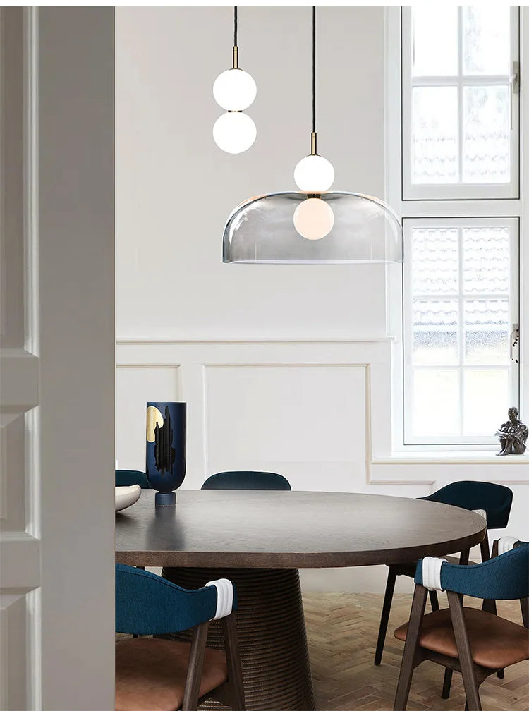 NordLume DuoSphere – Skandinavische Doppelkugel-Pendelleuchte