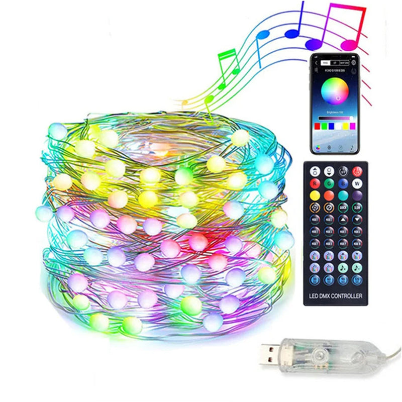 LUMISHOW RGB Smart LED Lichterkette – 10M/20M