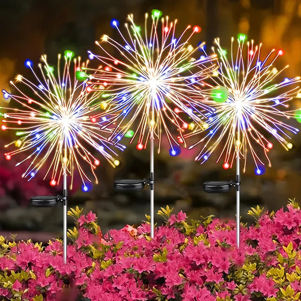 Solar LED Feuerwerk Weihnachtslichter