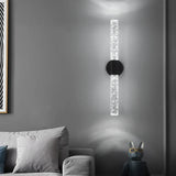 LumiGlas – Luxuriöse LED-Wandleuchte mit Kristall-Bubble-Stab-Leuchtezauber