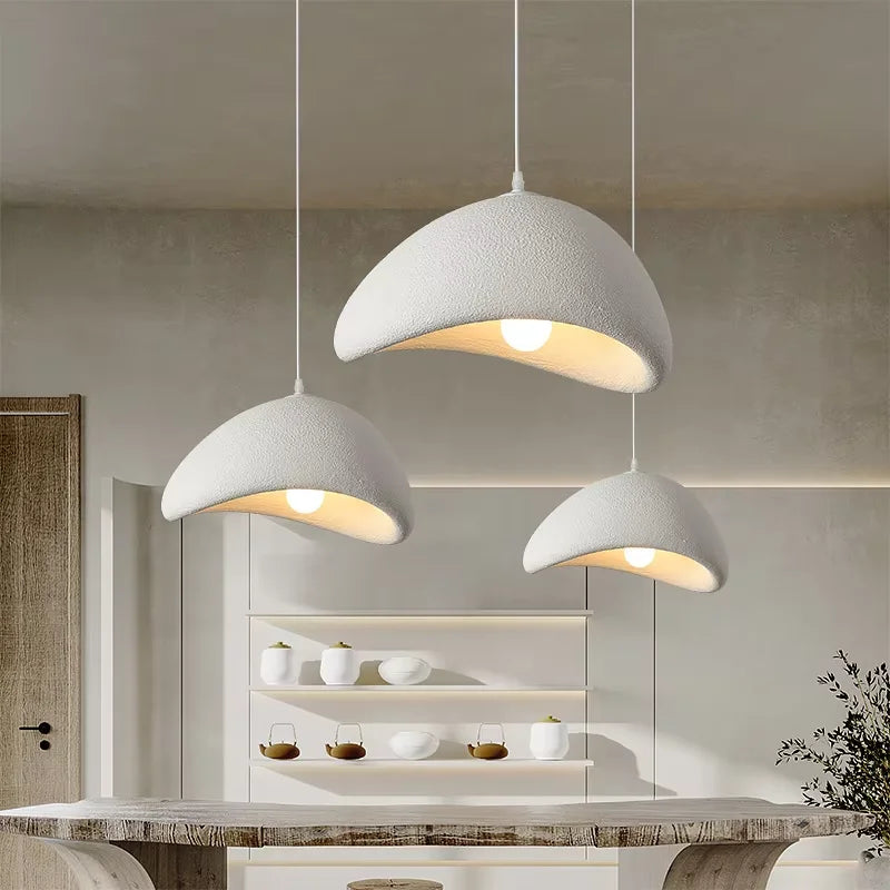 WabiGlow – Moderne LED Pendelleuchte im Wabi-Sabi-Stil für Wohnzimmer, Schlafzimmer & Esszimmer-Leuchtezauber
