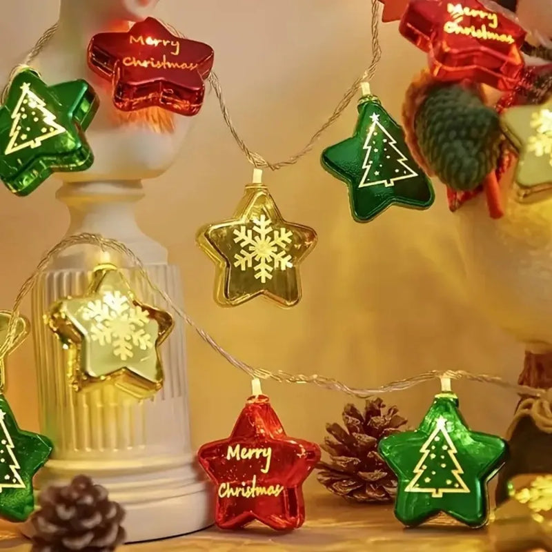 Weihnachtslichter mit Batteriekasten