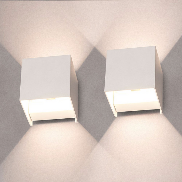 Würfellichter | LED-Wandlampen | 2 Stück-Leuchtezauber