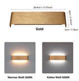 Lumea DualGlow Wandleuchte – Stilvolle LED-Beleuchtung für ein Modernes Ambiente-Leuchtezauber