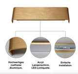 Lumea DualGlow Wandleuchte – Stilvolle LED-Beleuchtung für ein Modernes Ambiente-Leuchtezauber