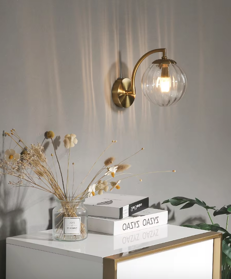Glaslamp - LED-Wandleuchte-Leuchtezauber