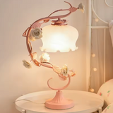 RosaGlo - Stilvolle überdachte Rosenlampe-Leuchtezauber