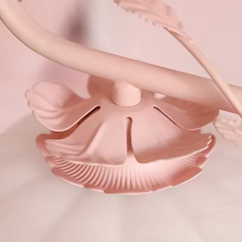 RosaGlo - Stilvolle überdachte Rosenlampe-Leuchtezauber