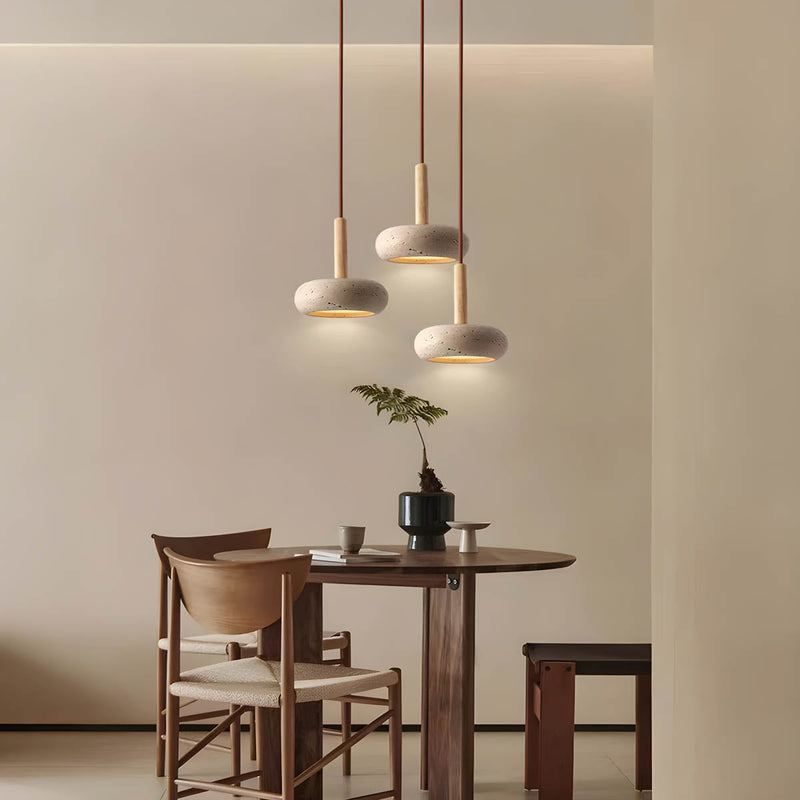 Hängelampe im Wabi-Sabi-Stil-Leuchtezauber