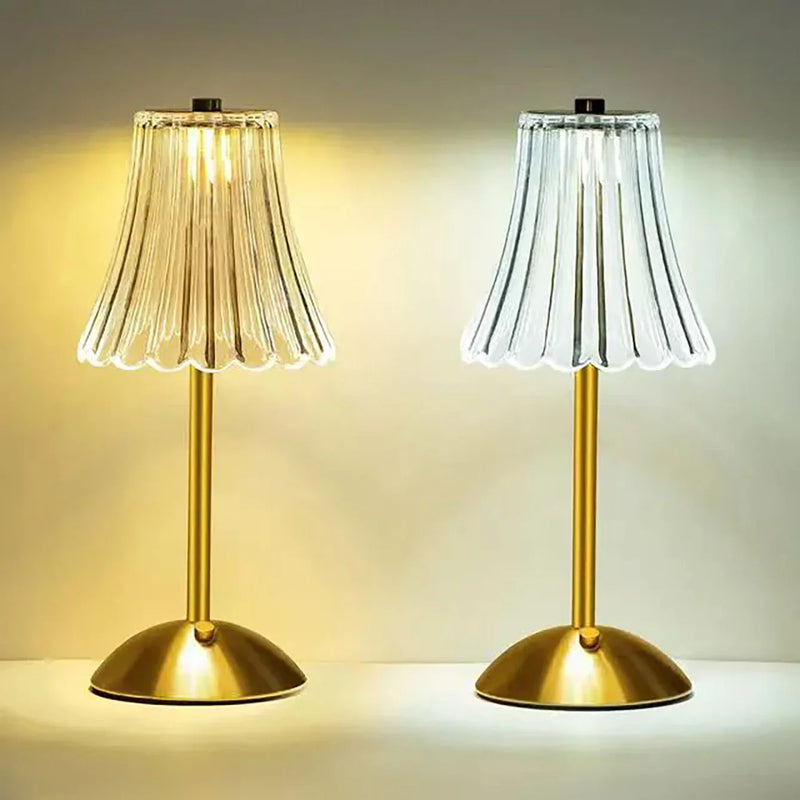 Aurora CrystalTouch – Klassische Kristall-LED-Tischlampe mit Touchbedienung-Leuchtezauber