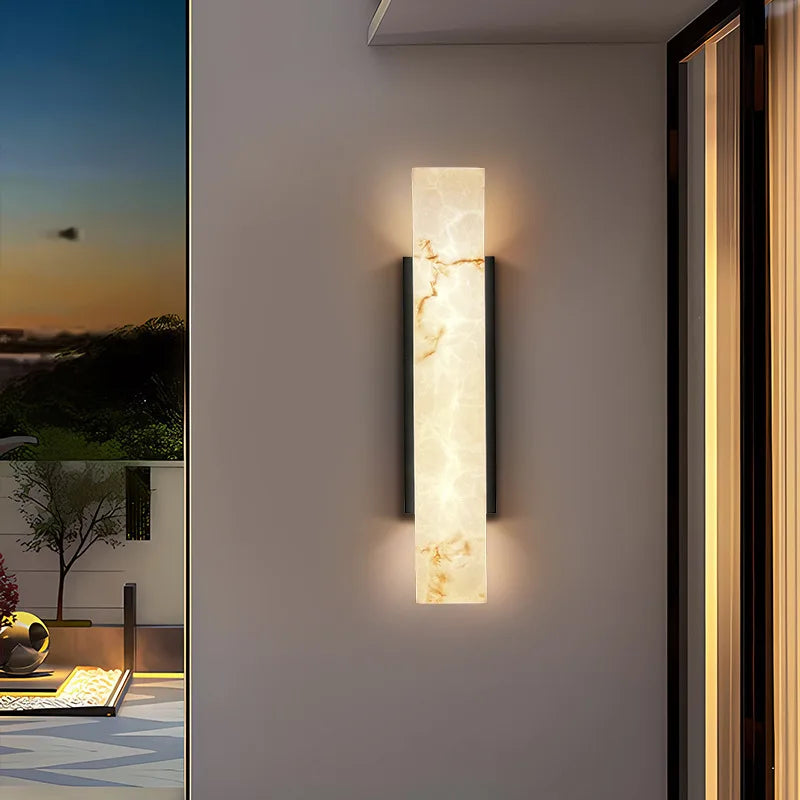 SOLMAR Marmeren LED Wandlamp-Leuchtezauber